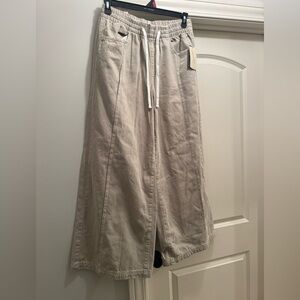 Target Casual khaki Wide-Leg Pants